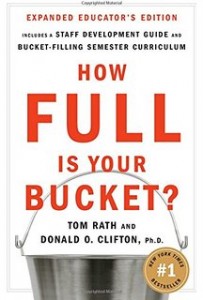Book cover of How Full Is Your Bucket? by Tom Rath and Donald Clifton