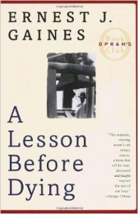 Book cover of A Lesson Before Dying by Ernest Gaines